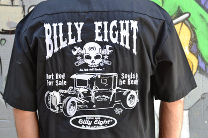 Billy Eight Hot Rod Embroidered Button Down Shirt