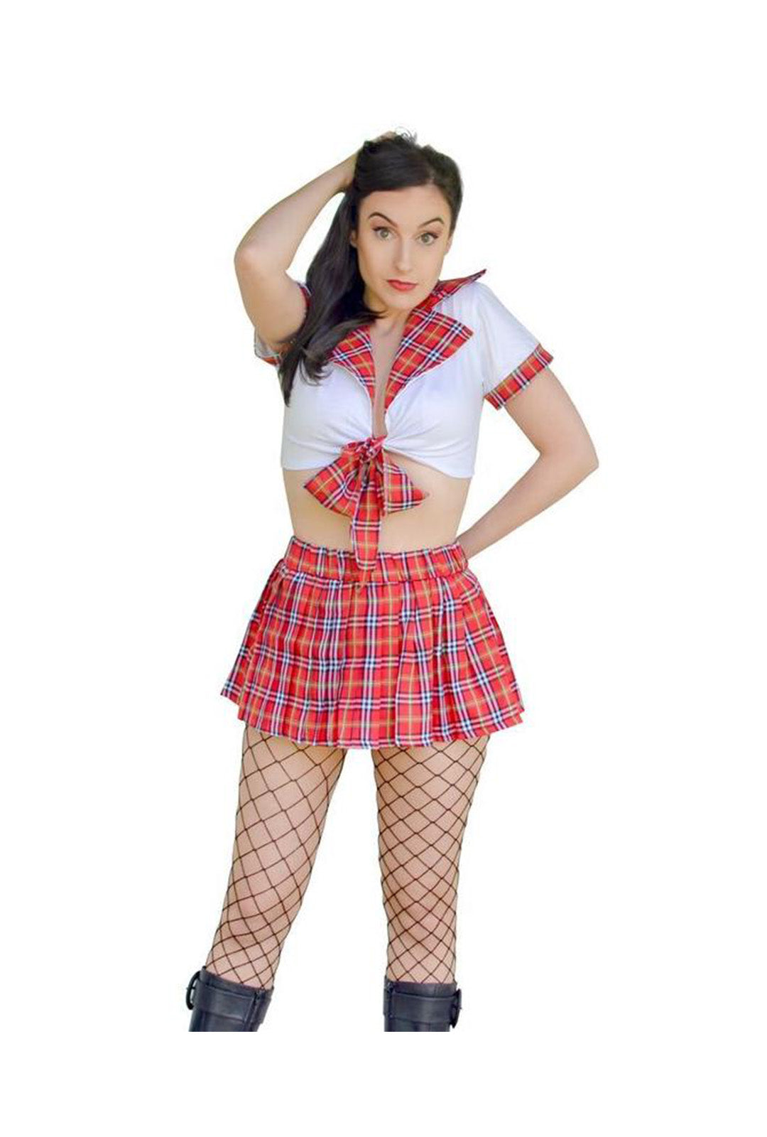 Sexy 2 Piece School Girl Costume