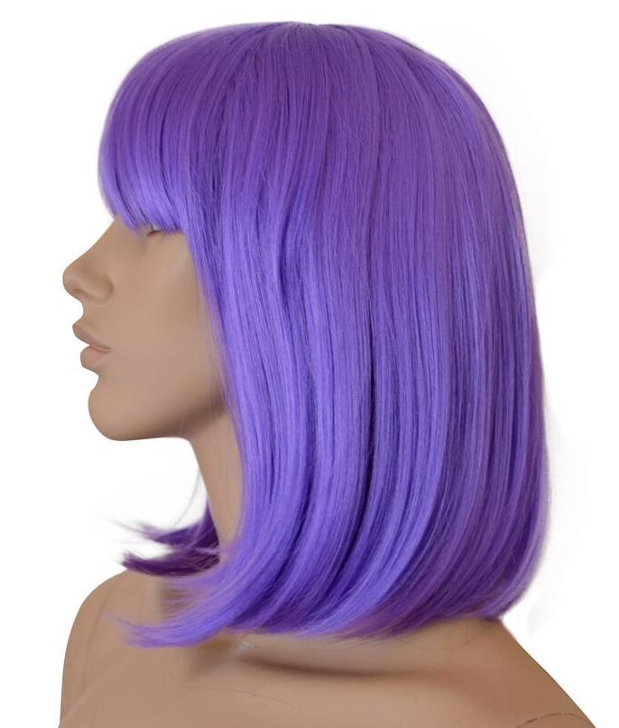 Artistic Purple Bob Wig Moment for Your Screen Artistic Purple Bob Wig Moment for Your Screen