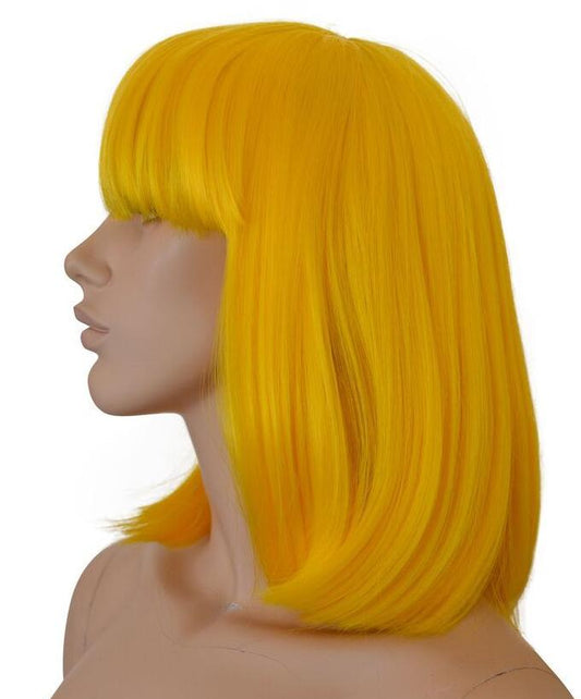 Deluxe Yellow Bob Wig
