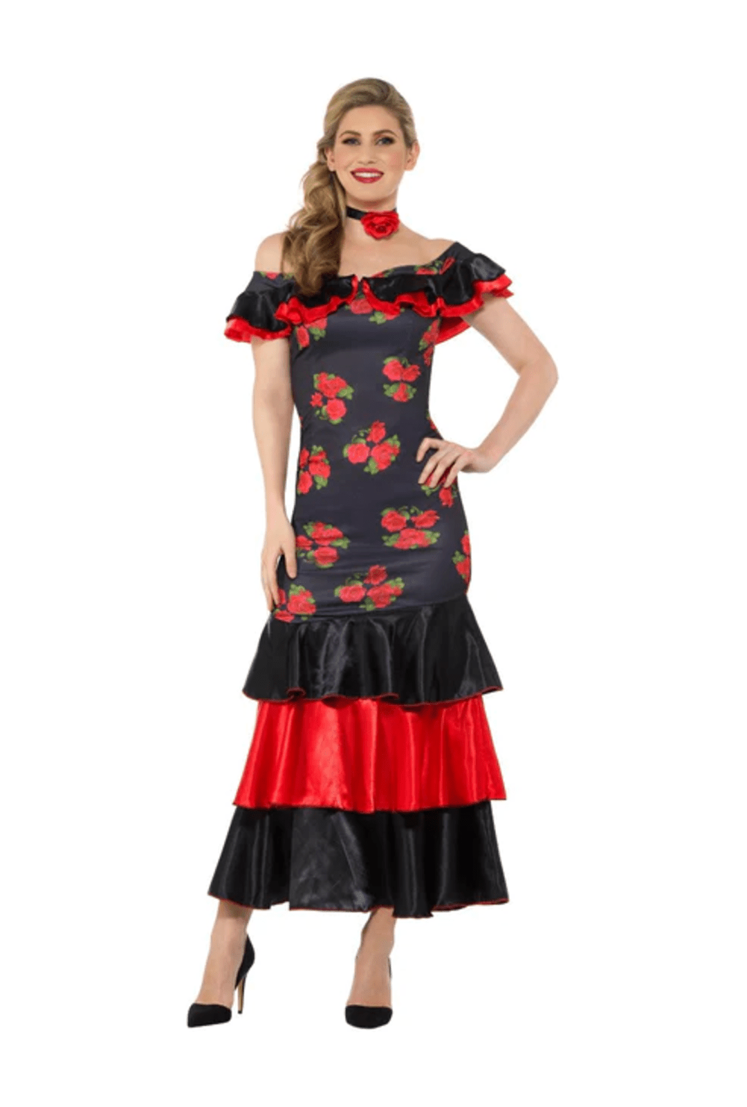 Flamenco Lady with Red Flowers Dress Perth | Hurly Burly – Hurly-Burly