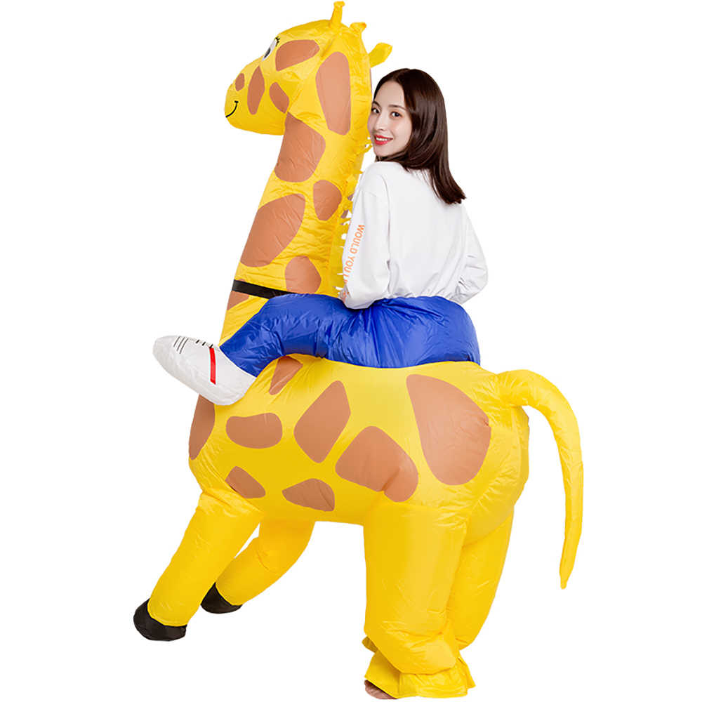 Inflatable Carry Me Giraffe Costume