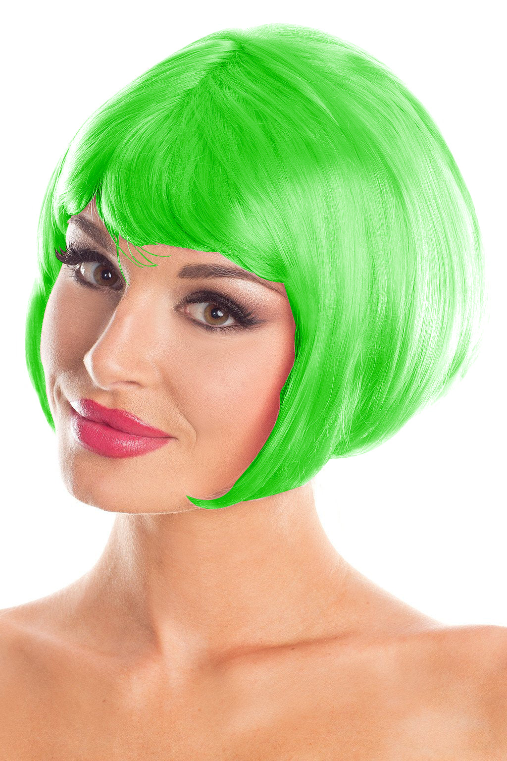 Green Bob Party Wig