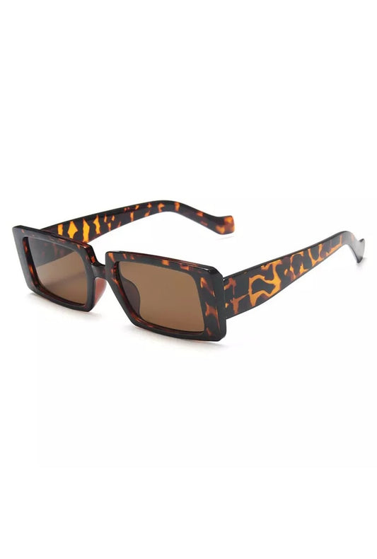 Fashion Cheetah Rectangle Glasses