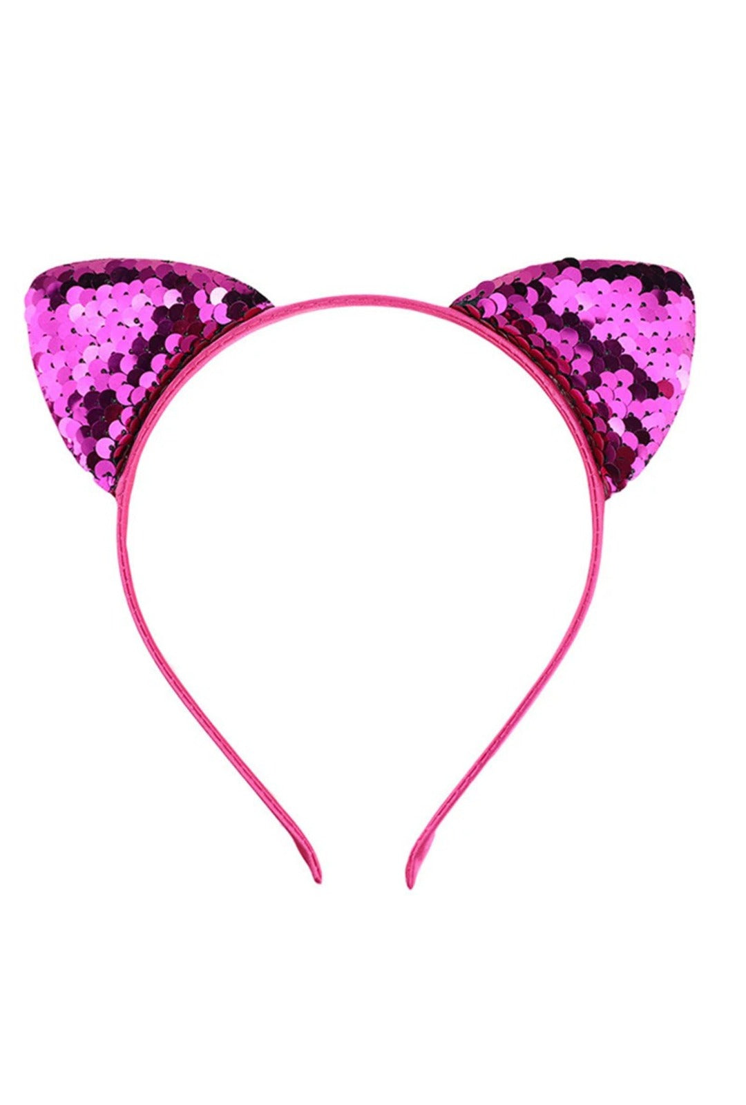 Hot Pink Sequin Cat Ears Perth | Hurly-Burly