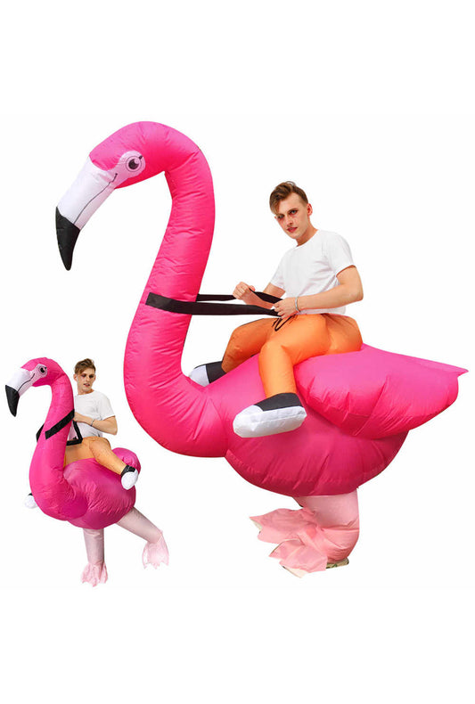 Inflatable Ride On Flamingo Costume