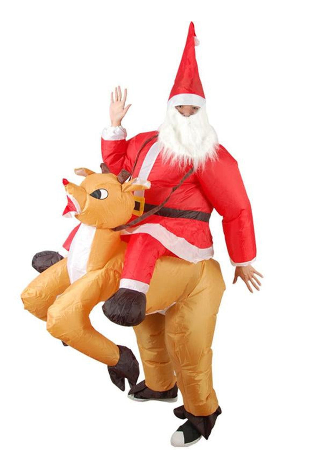 Inflatable Santa Ride On Reindeer