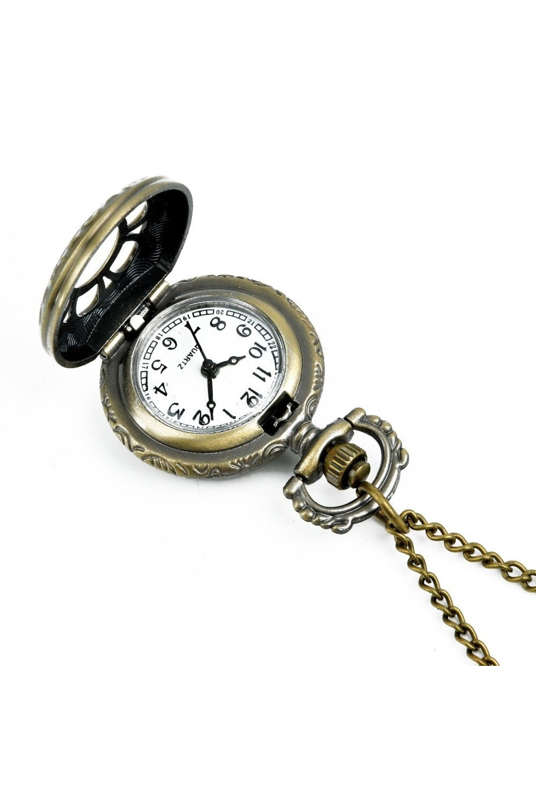 Small Pocket Watch with Flower (J)