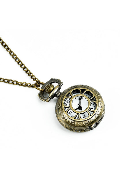 Small Pocket Watch with Flower (J)