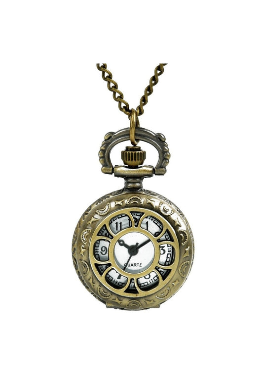 Small Pocket Watch with Flower (J)