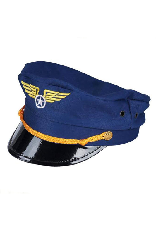 Blue Pilot Hat