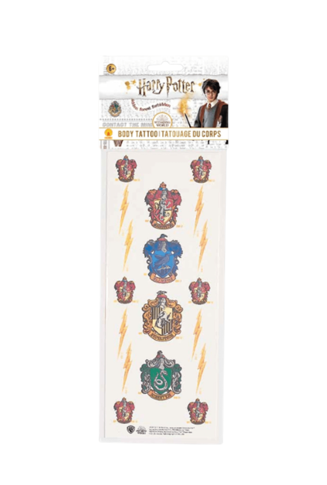 Harry Potter House Temporary Tattoo