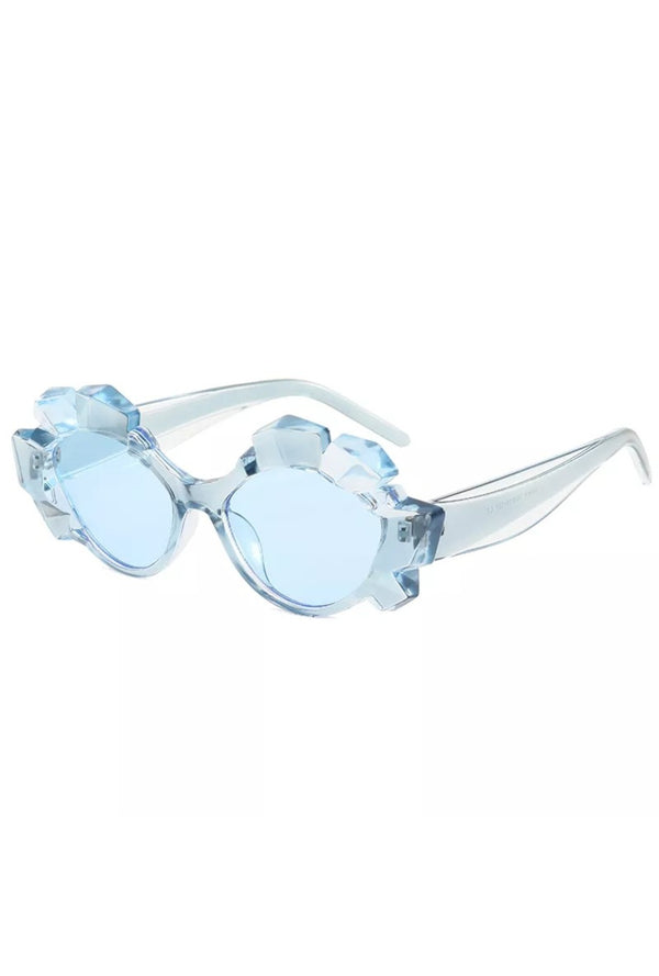 Fashion Blue Crystal Frame Glasses Perth | Hurly-Burly