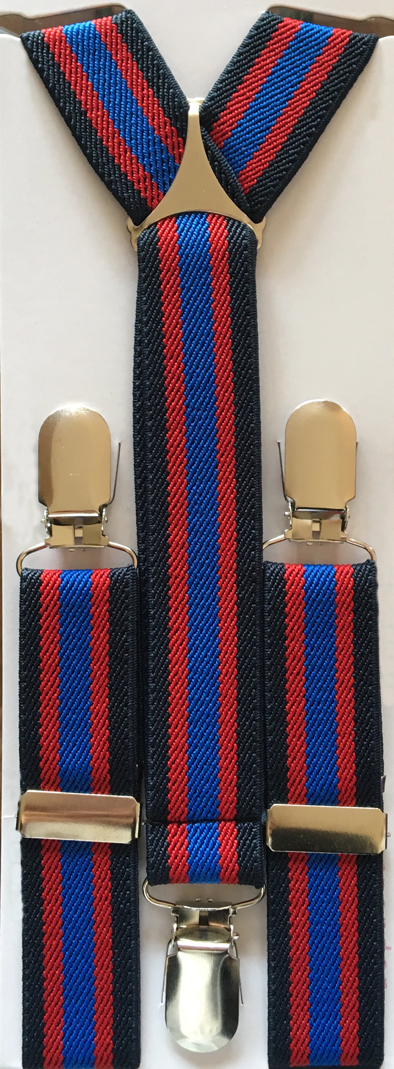 Red and Blue Stripes Suspender