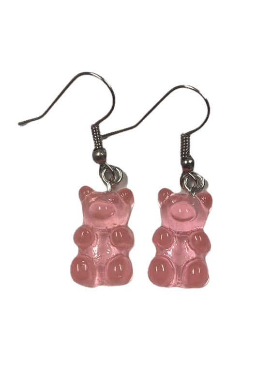 Light Pink Gummy Bear Earrings