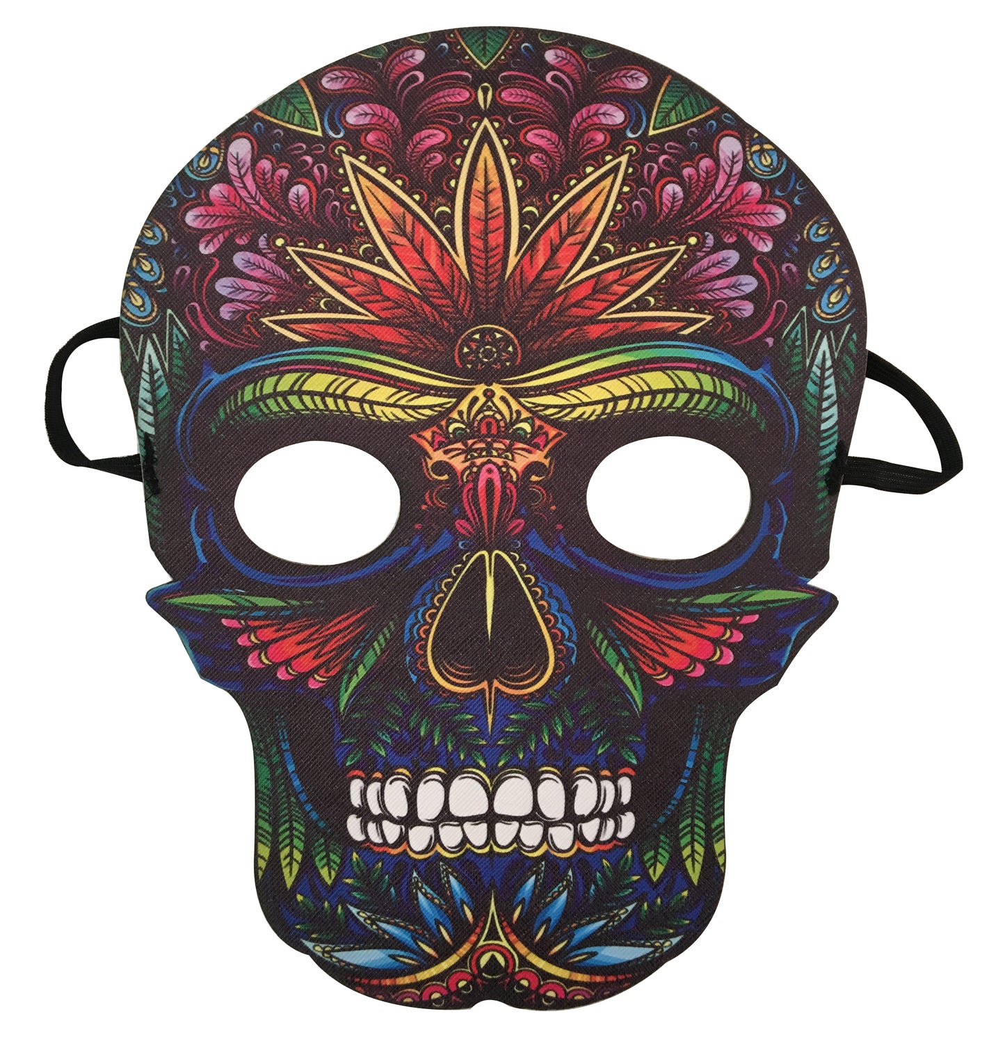 Bright Floral Skeleton Mask