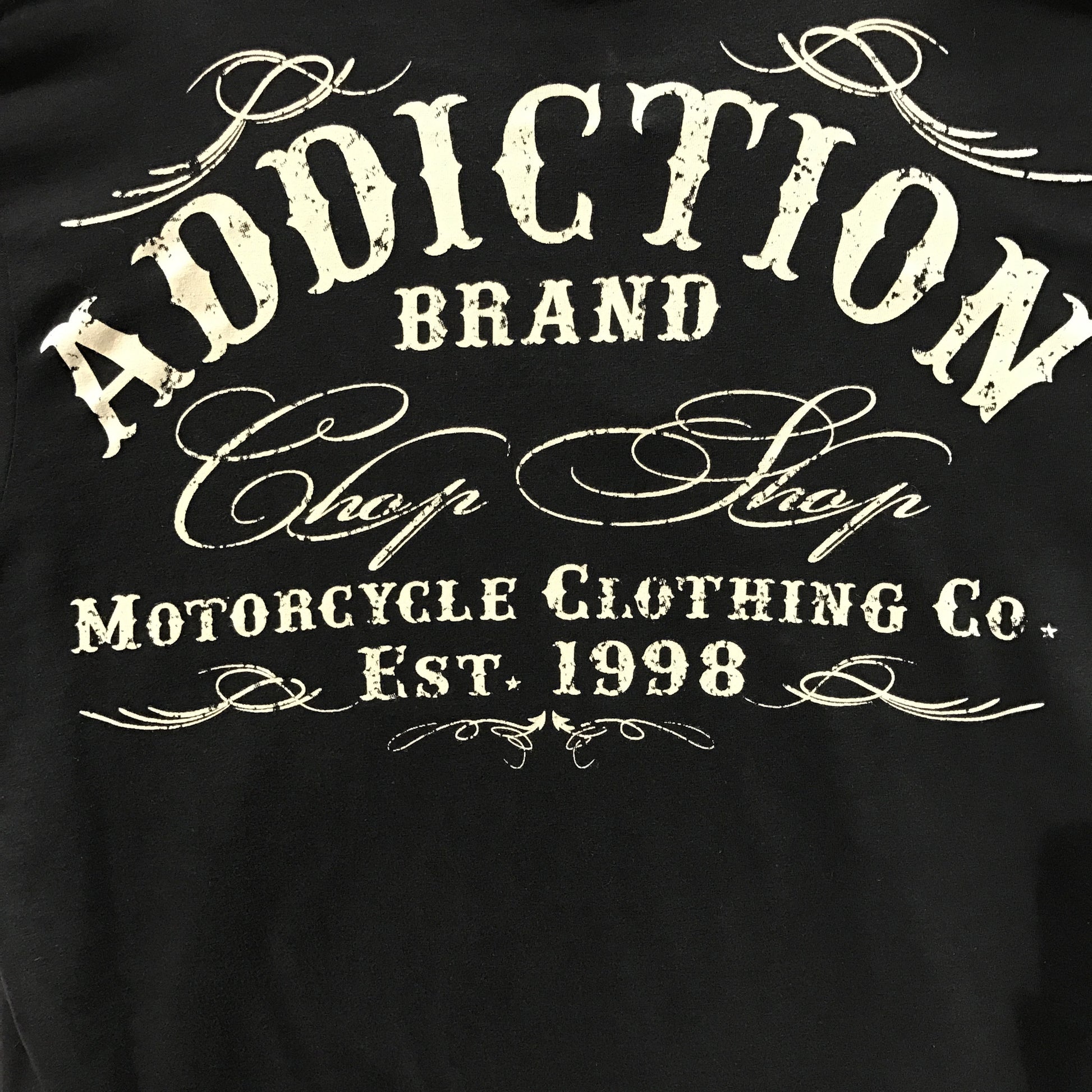 Addiction: Chop Shop Motorcycle Men's T-Shirt Perth