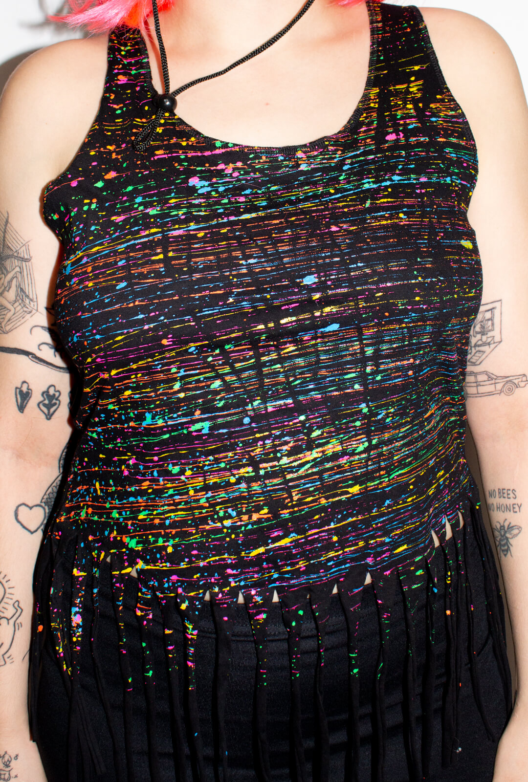 Distressed UV Splatter Tank