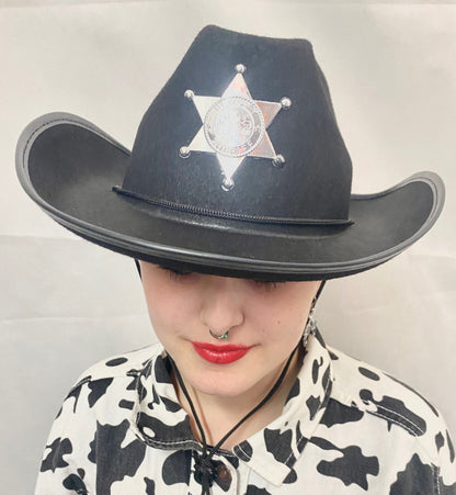 Black Sheriff Hat