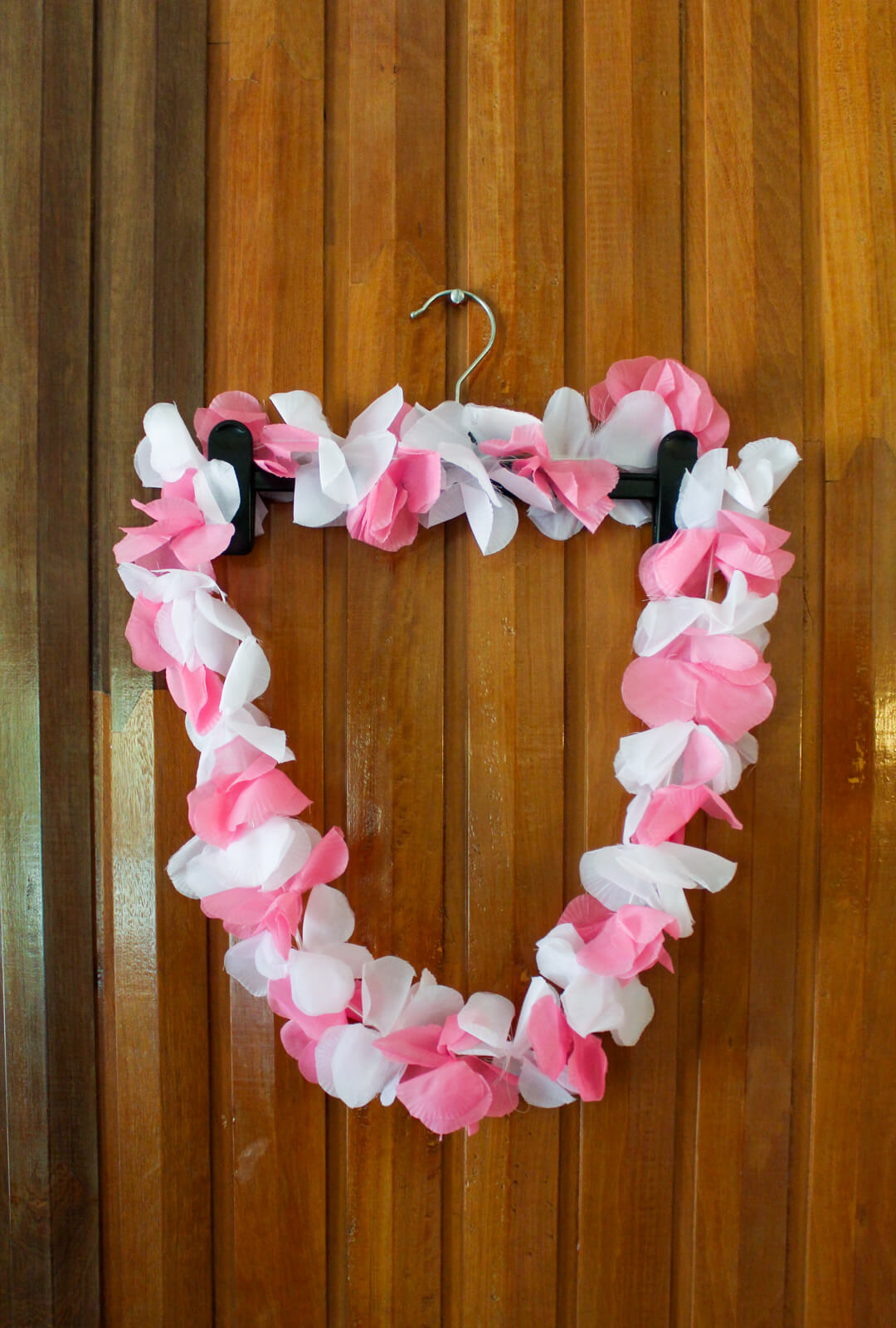 Pink and White Hawaiian Lei