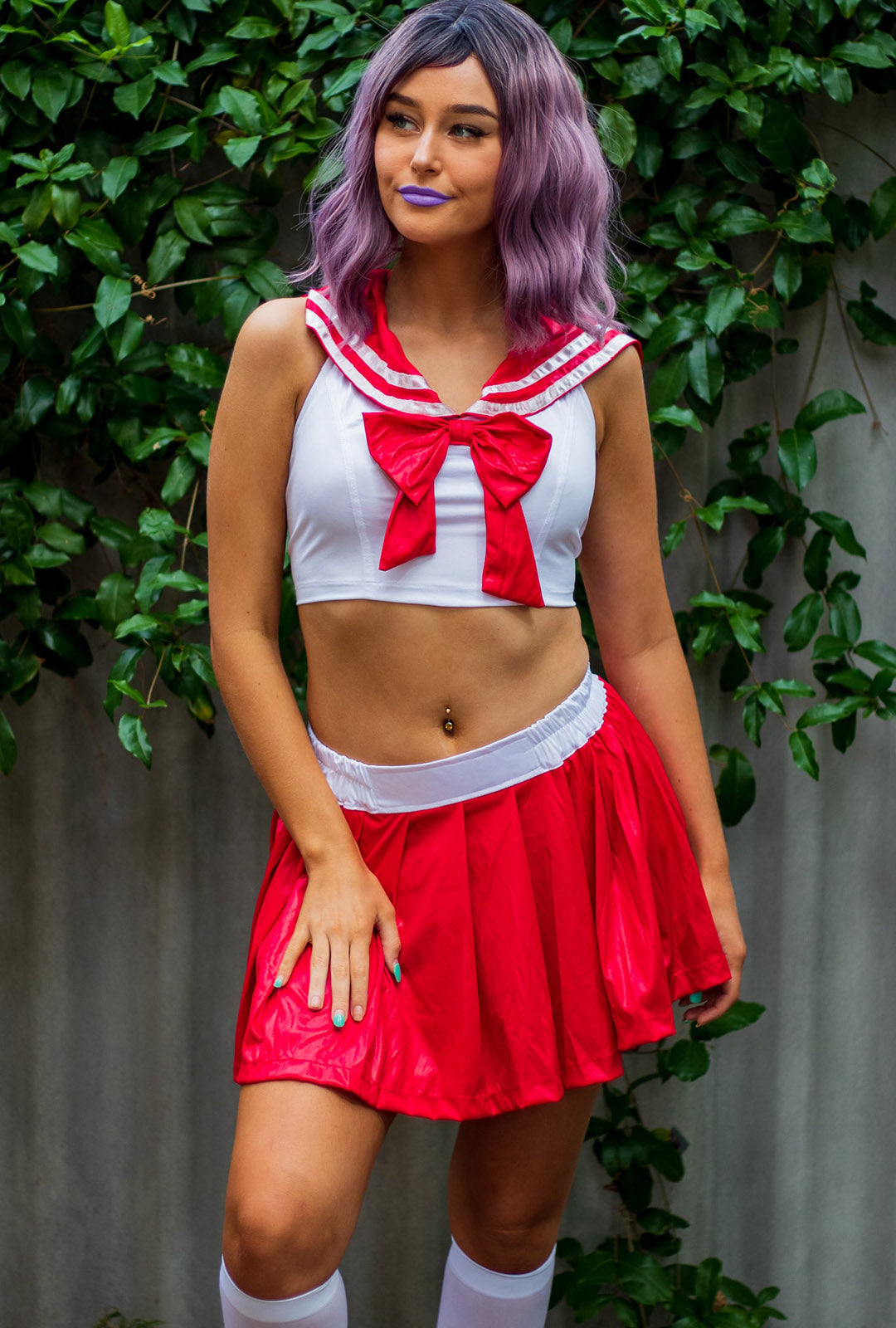 Red Sailor Costume Set
