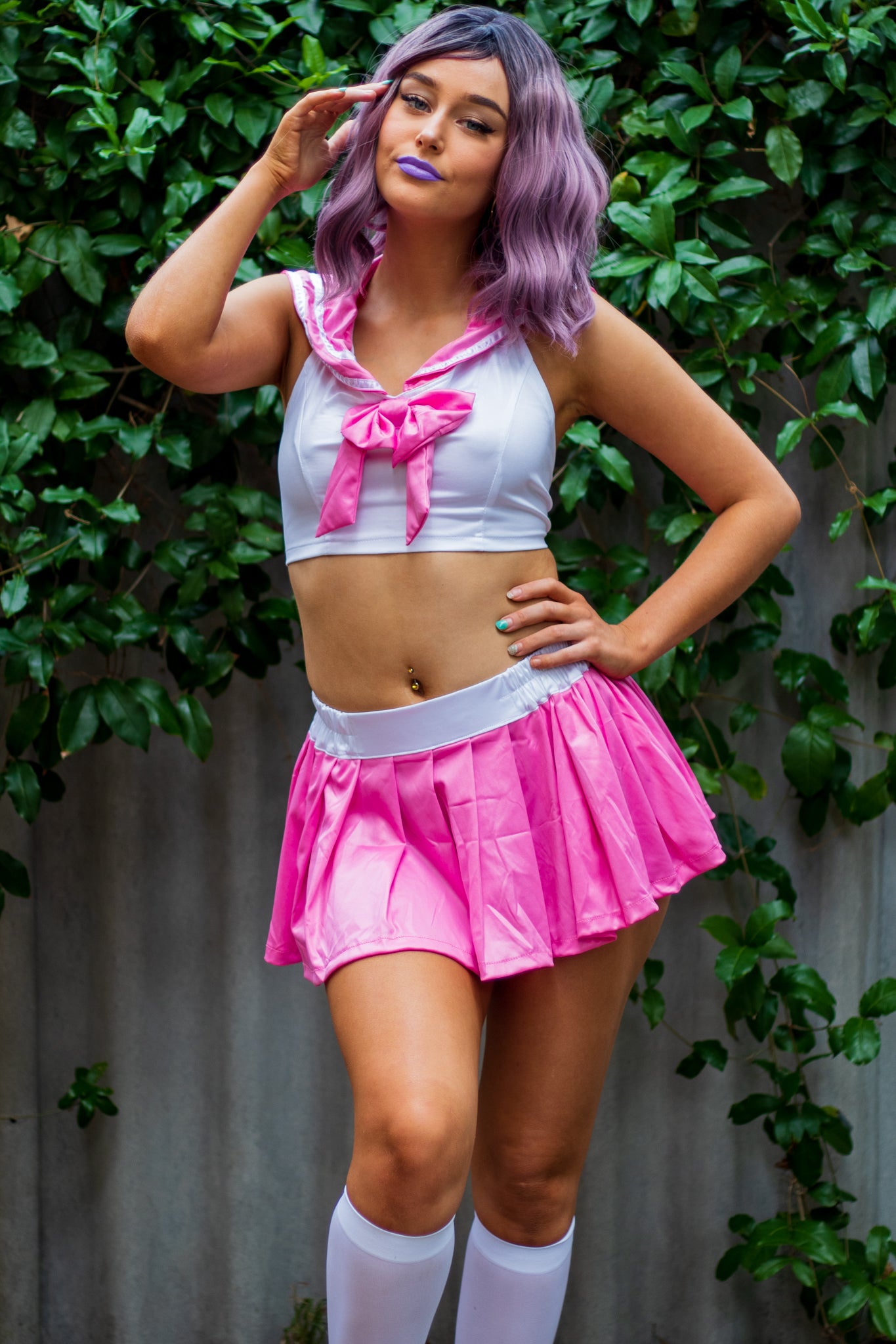 Pink Sailor Costume Set