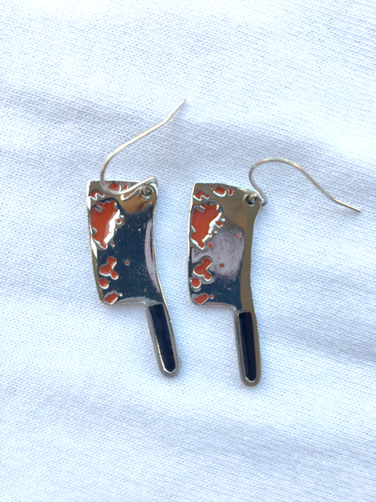 Butcher's Knife Earrings