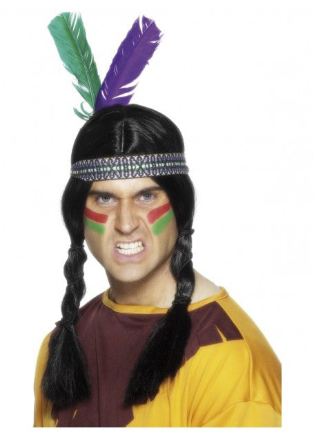 Native American Feather Headband