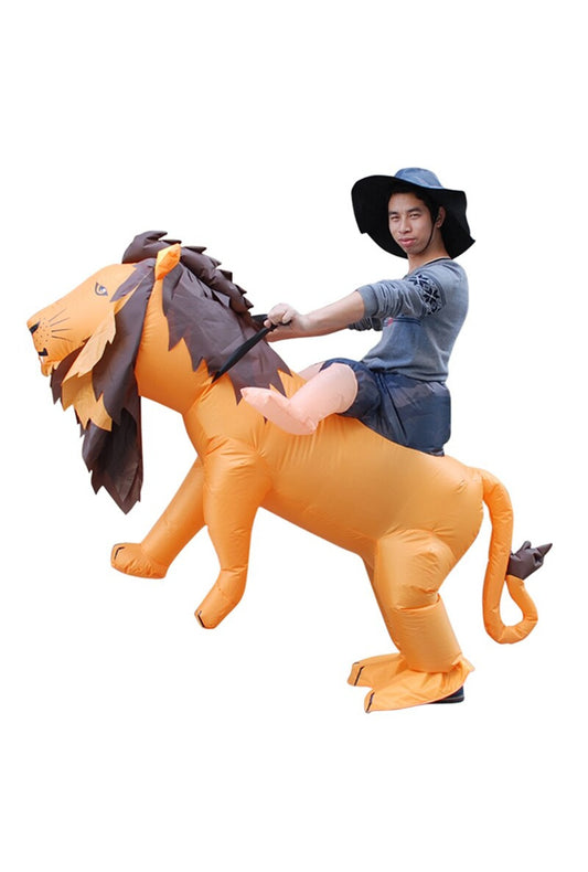 Inflatable Carry Me Lion Costume
