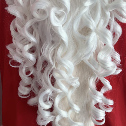 Deluxe Santa Wig and Beard Set