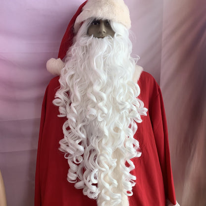 Deluxe Santa Wig and Beard Set