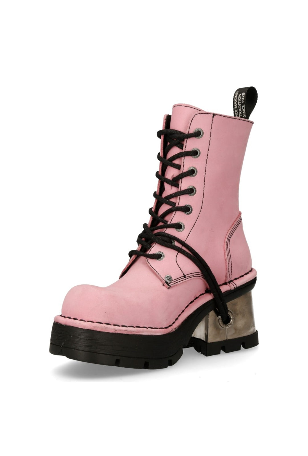 PRE-ORDER M.1045-C11 New Rock Pink Pentagram Boots