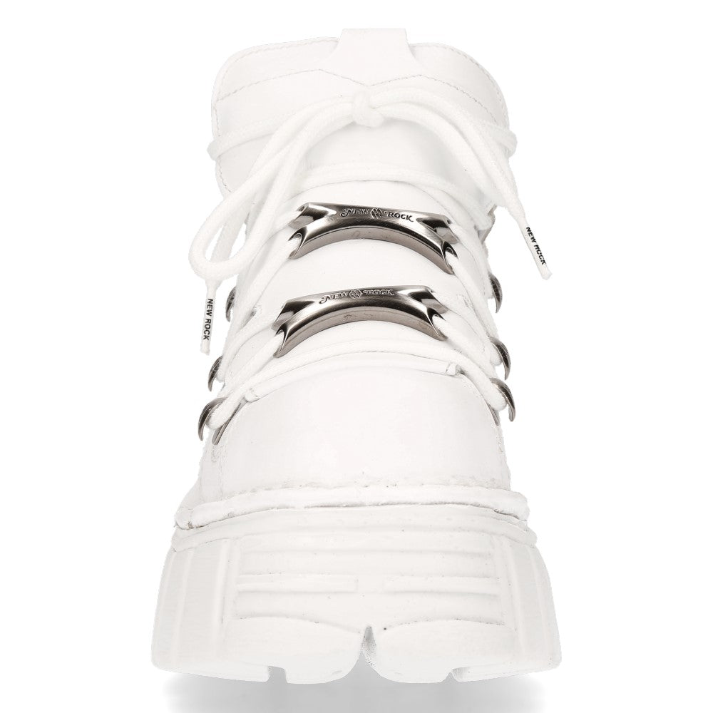 PRE-ORDER M-106N-C27 New Rock White Platform Sneakers