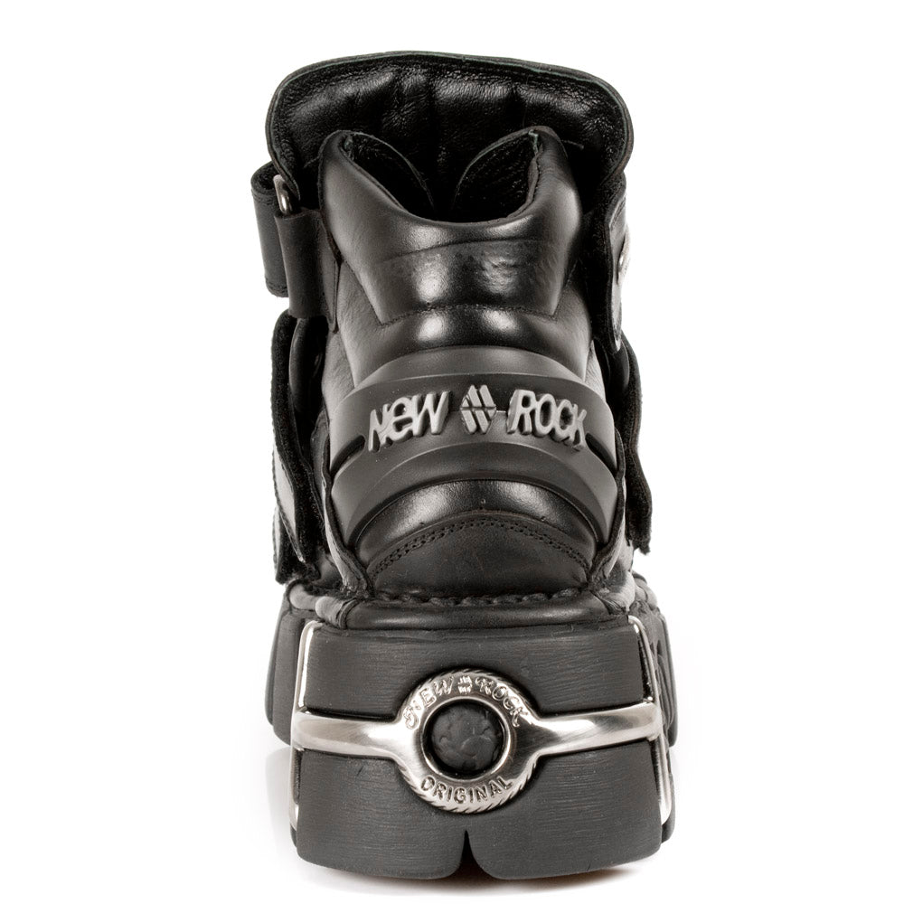 PRE-ORDER M.285-S1 New Rock Platform Leather Shoes