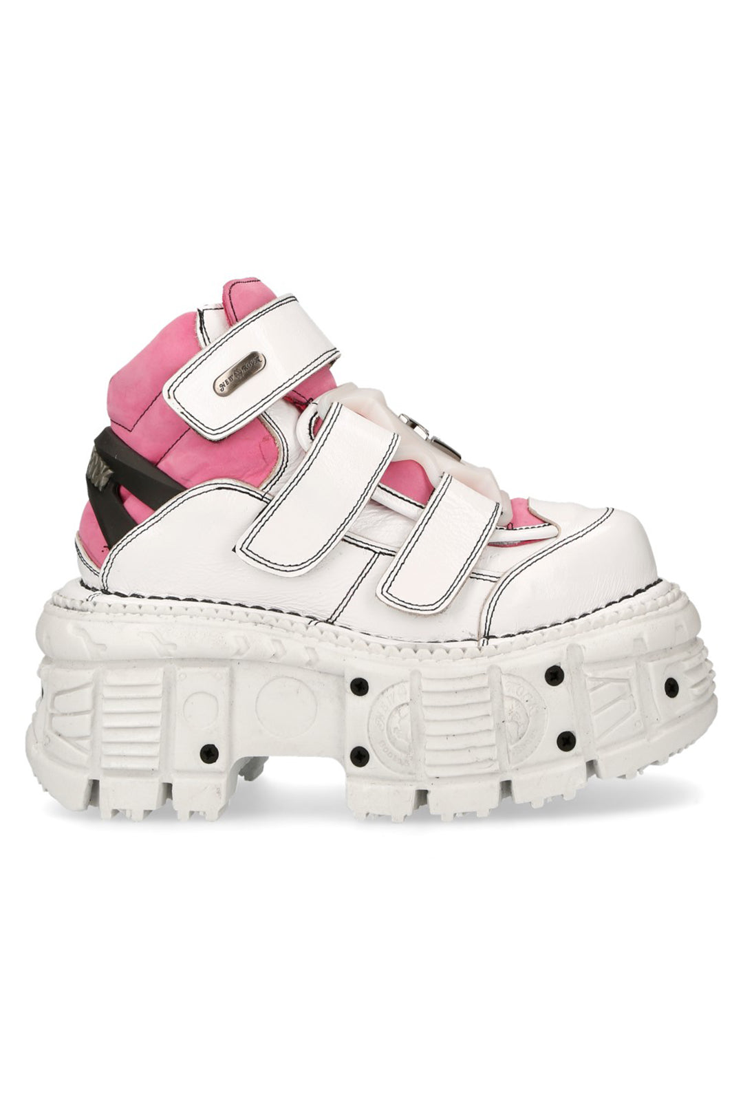 PRE-ORDER M-TANK008-C6 New Rock White & Pink Platform Shoes