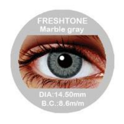 Freshtone Impressions: Marble Grey Contact Lenses
