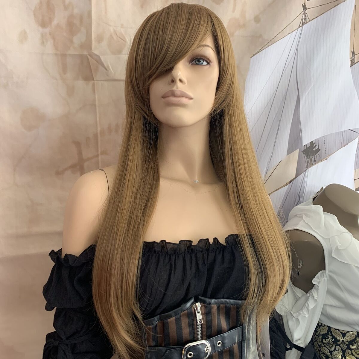 Deluxe Long Straight Light Brown Wig