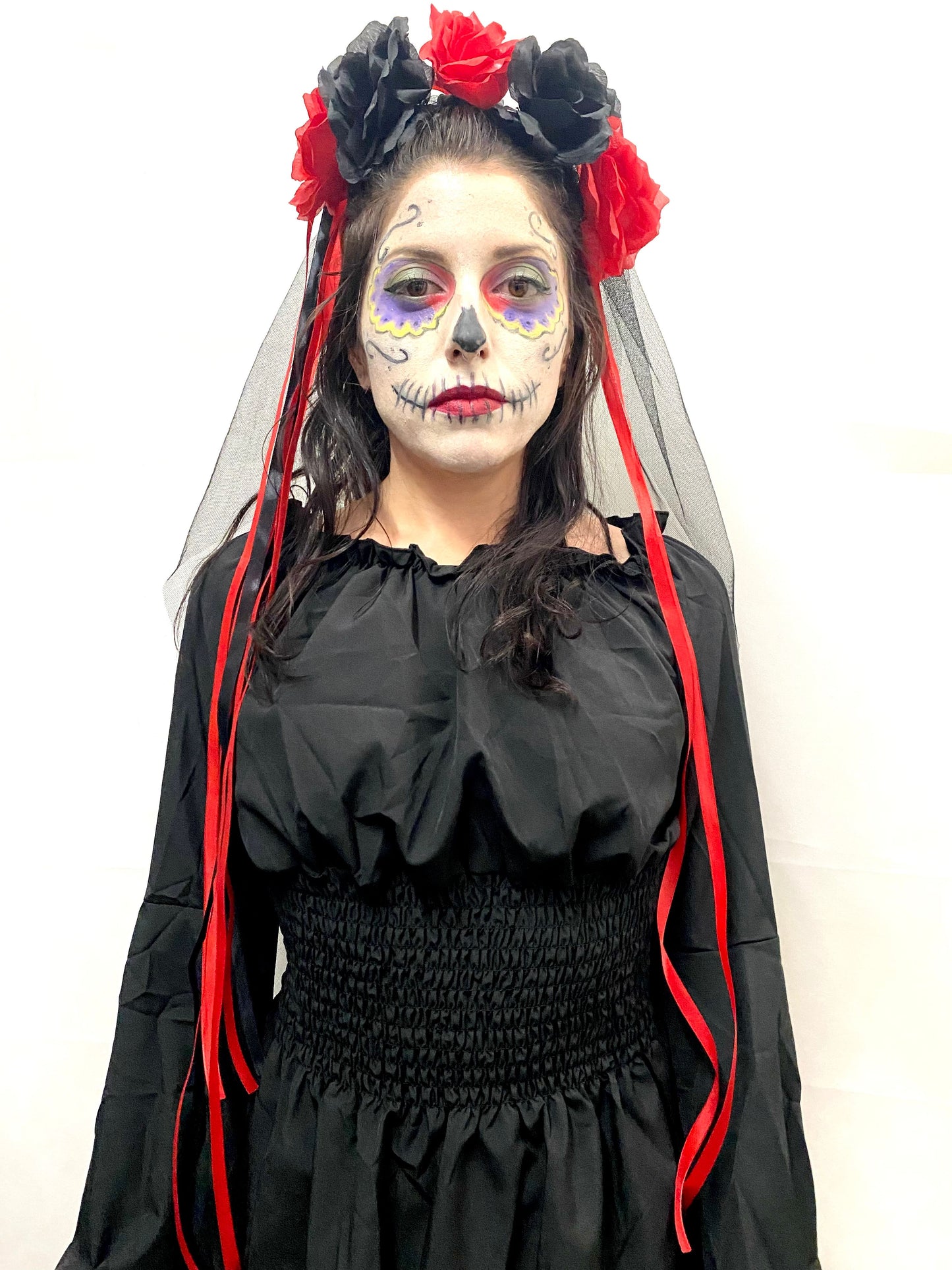 Day of the Dead Red Veil