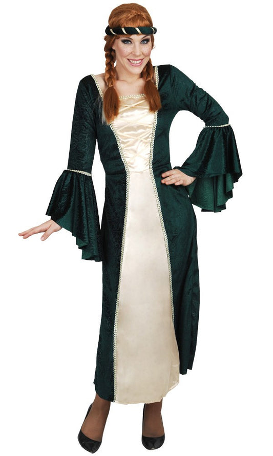 Forest Green Medieval Costume