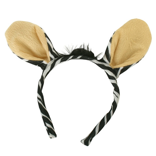 Zebra Ears on Headband