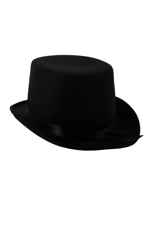 Top Hat with Black Satin band