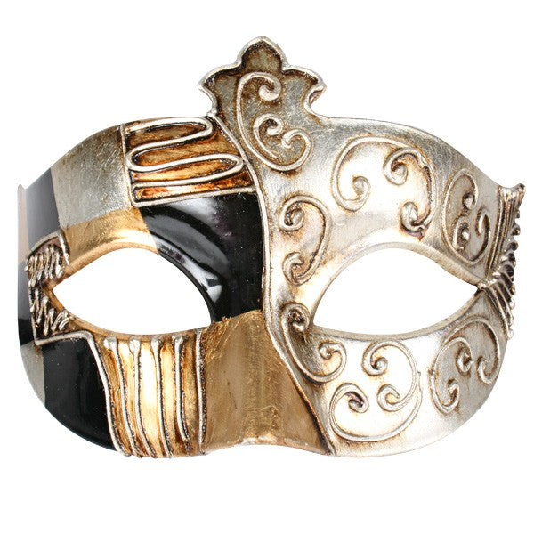 Metallic Vintage Warrior Masquerade Mask