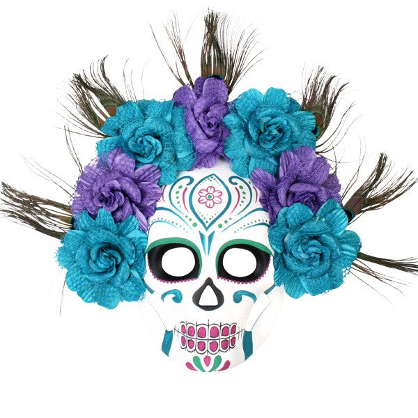 Day of the Dead Floral Face Mask
