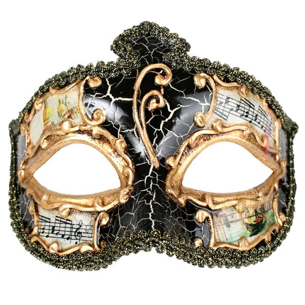Gold Salvatore Venetian Style Eye Mask