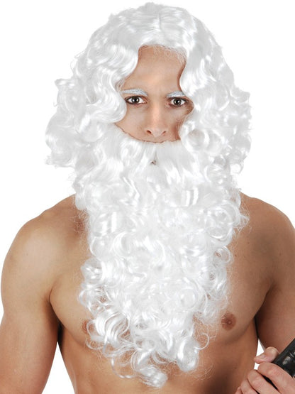 Plush Santa Wig and Beard Set