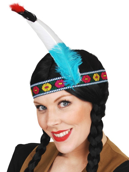 Native American Feather Headband