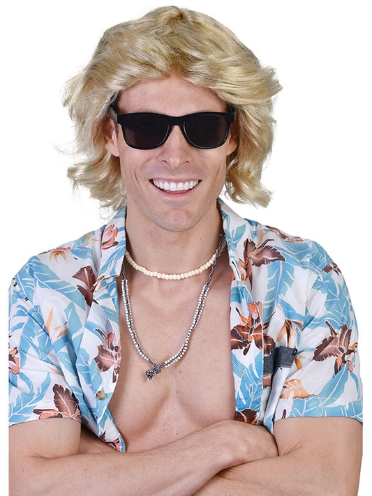 Blonde Surfer Mick Wig