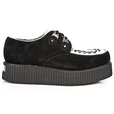 IN STOCK M.2415-R20 New Rock Black & White Creepers