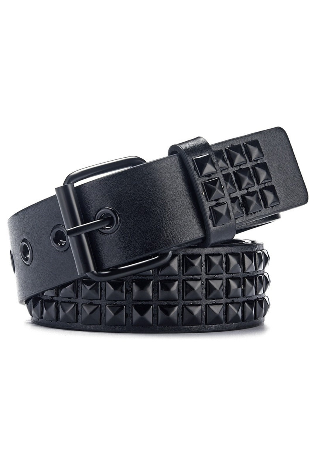 Black Studded Belt