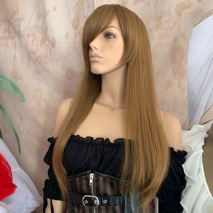 Deluxe Long Straight Light Brown Wig